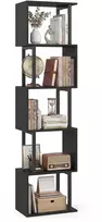 Promotions Knygų lentyna 38x23,5x147 cm Juodas metalinis rėmas