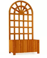 Promotions Pakelta daržovių lysvė 61x30,5x122 cm ruda mediena