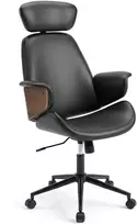Promotions Biuro kėdė 69.9x66x114.3-124.5 cm Juoda Reguliuojamo aukščio