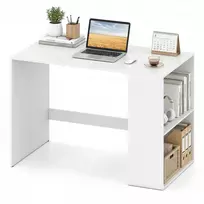 Promotions Žaidimų stalas 112x60x75 cm Baltas medinis darbo stalas