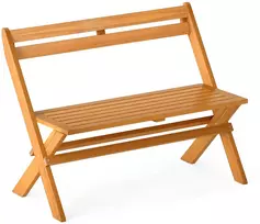 Lauko baldų komplektas Promotions Sodo suoliukas 55,9x106,7x80 cm natūralaus akacijos medžio