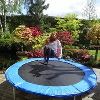 Promotions Batutas šokinėjimo kilimėlis 366 cm Juodas