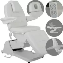 Habys Elektrinis kosmetologinis krėslas Velora PRO 4 Touch Core, pilkas