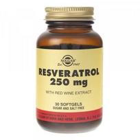SOLGAR resveratrolis 250 mg su raudonojo vyno ekstraktu - 30 kapsulių