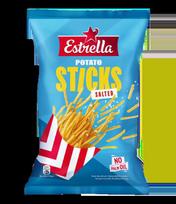 Bulvių traškučiai ESTRELLA STICKS su druska, TTTTET4779028347461