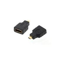 Perėjimas HDMI FEMALE į MICRO HDMI MALE GOLD