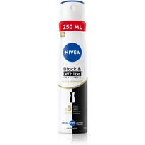 NIVEA Black & White Invisible Silky Smooth purškiamasis antiperspirantas moterims 250 ml