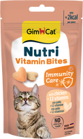 GIMCAT NUTRI VITAMIN BITES CHICKEN (su vitaminais ir vištiena) 40 G, 1 vnt.