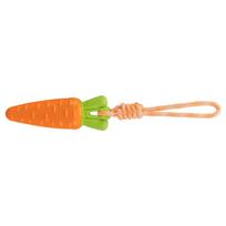 Trixie Žaislas šuniui Morka ant virvės, TPR, 20 cm/39 cm, 1 vnt.