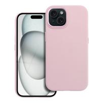 Dėklas skirtas iPhone 15 Forcell F-Protect Frame Premium suderinamas su Magsafe rožinis