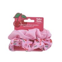 Take Care Hair Scrunchy Plaukų gumytės Pink 2 vnt.