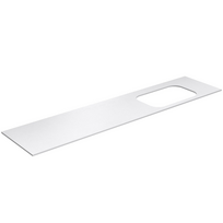 Darbo paviršius Kame Universal HPL, Movado kriauklei 200cm dešinė pusė Baltas Matinis HPL WP/20-3/H16-P2-R