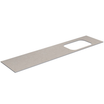 Darbo paviršius Kame Universal HPL, Movado kriauklei 200cm dešinė pusė Grey moon HPL WP/20-3/H12-P2-R