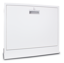 2U 19'' Sieninė skirstomoji spinta CCTV, SIGNALIZACIJA, IT/ 580x500x130mm / Grey/ / Surinkta