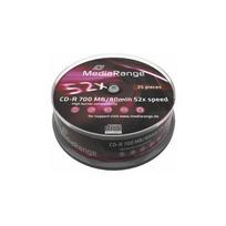 MediaRange CD-R 700MB 52x 25 sztuk (MR201) | MR201 | 4260057125002
