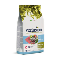 Exclusion Mediterraneo maistas šuniukams su tunu, L, 12 kg
