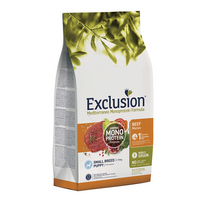 Exclusion Mediterraneo maistas šuniukams su jautiena, S, 7 kg