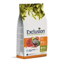 Exclusion Mediterraneo maistas šuniukams su jautiena, S, 500 g