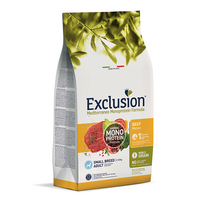 Exclusion Mediterraneo maistas šunims su jautiena, S, 500 g