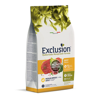 Exclusion Mediterraneo maistas šunims su jautiena, M, 3 kg