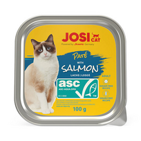 JosiCat Pate ASC lašišos paštetas katėms, 100 g