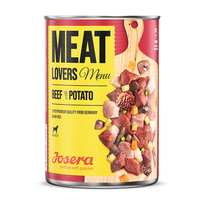 Josera Meat Lovers konservai šunims su jautiena ir bulvėmis, 400 g