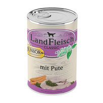 LandFleisch konservai šuniukams su kalakutiena, 400 g
