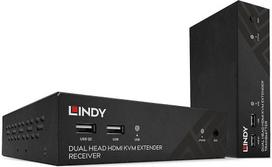 Lindy 100m Cat.6 Dual Head HDMI, USB & RS232 Extender