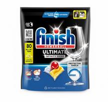 Finish Ultimate Infinity Shine Citrus – indaplovių tabletės. 80 vnt. GIGAPACK