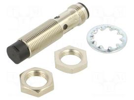 Sensor: inductive | OUT: PNP / NC | 0÷5mm | 10÷30VDC | M12 | IP67 | brass