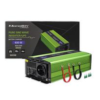 Grynos sinusoidės inverteris | Akumuliatoriaus įkroviklis | UPS | 300 W | 600 W | 12 V į 230 V