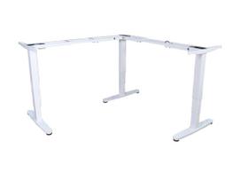 Equip ERGO L Shaped Electric Sit-Stand Desk Frame, Triple Motor, White