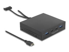 DeLOCK 3.5″ USB 3.2 Gen 2 Front Panel 2 x USB Type-C + 2 x USB Type-A