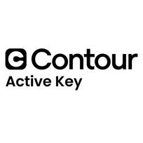 Contour Design Active Key AK-C7000 keyboard Medical RF Wireless QWERTZ German White