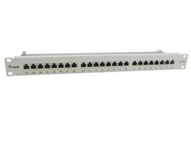 Equip 24-Port Cat.6A Shielded Patch Panel, Light Grey