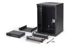 Network pack 10", 9U rack and equip, version