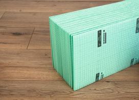 Paklotas EGGER Easy, storis 2 mm, 1,25 x 12 m (15 m2), tinkamas šildomoms grindims, Vokietija