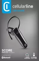 „Cellularline SCORE“ juodos spalvos „Bluetooth“ ausinės