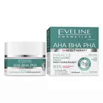 EVELINE_3xAcid Therapy AHA drėkinamasis veido kremas 50 ml