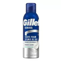 GILLETTE_Series atgaivinančios skutimosi putos su žaliąja arbata, 200 ml