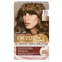 L'OREAL_Excellence Creme Universal Nudes plaukų dažai, tamsiai šviesiai rusvi, 6U