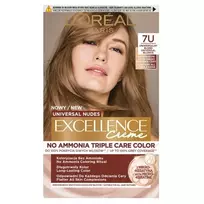 L'OREAL_Excellence Creme Universal Nudes plaukų dažai, universalus šviesiai rusvas atspalvis 7U