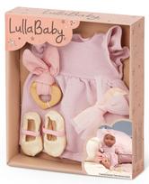LULLABABY rožinė suknelė su galvos juosta lėlei, LBY7684Z