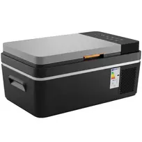 20 l kompresorinis šaldytuvas -20 ℃ - 20 ℃ elektrinis šaldytuvas su programėlės valdymu, LED lemputėmis, USB jungtimi ir akumuliatoriaus apsauga