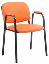 "Ken PRO" dirbtinės odos lankytojų kėdė