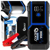 Geko Jump Starter 10000mAh 400A G80063, 12V, 800A MAX, 2x USB, LED ekranas, 9 lygio apsauga