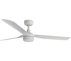 FARO 33814WT-20 - LED dimeriuojamas lubinis ventiliatorius PUNT M LED/18W/230V, baltas, skersmuo 132 cm WT + nuotolinis valdymas