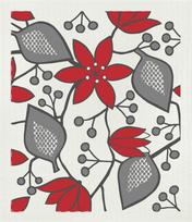 Born in Sweden Virtuvinis rankšluostis Born In Sweden Helleborus Red 20 x 18 cm