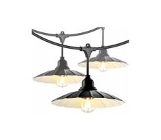 Lauko dekoratyvinė girlianda CRETE 15xE27/230V 20m IP44