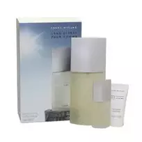 Issey Miyake „L'Eau D'Issey pour Homme“ dovanų rinkinys: 125 ml EDT, „L'Eau D'Issey pour Homme“ EDT 15 ml dušo gelis ir „L'Eau D'Issey pour Homme“ 30 ml, 125 ml